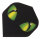 10 Satz Dartfly Polymet Standard-Form Motiv Cats Eye