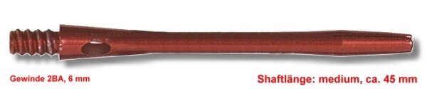 Shaft Alu medium, ca. 45 mm, rot