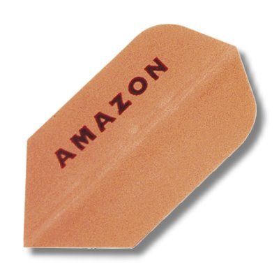 Dartfly Flights Amazon Slim-Form, orange - für Dartpfeile