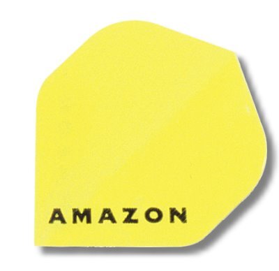 Dartfly Flights Amazon Standard, gelb - für Dartpfeile