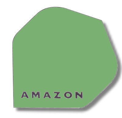 Dartfly Flights Amazon Standard, grün - für Dartpfeile