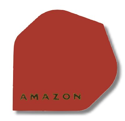 Dartfly Flights Amazon Standard, rot - für Dartpfeile