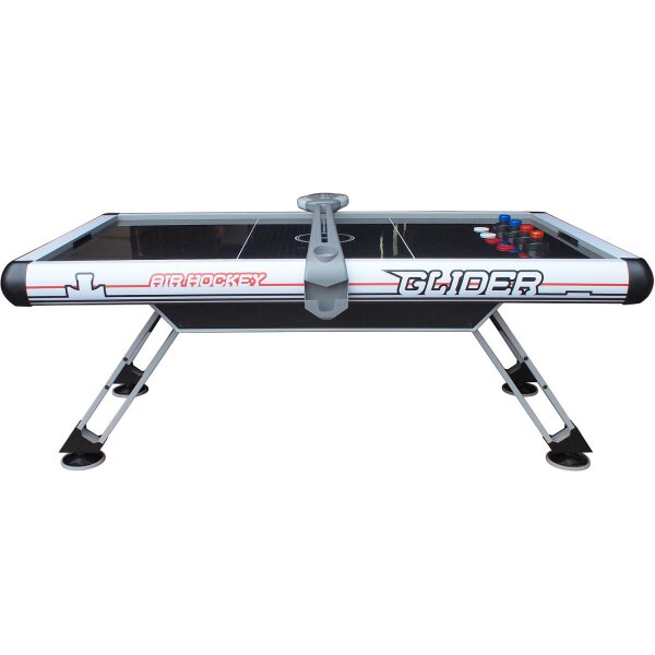 Charlsten Airhockey Tisch Glider 7ft – modernes Design mit Metallfüßen & Zähler