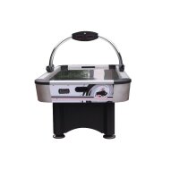 Charlsten Airhockey Tisch Typhoon 7ft – Luxus-Tisch mit Edelstahlfläche & Doppelmotor
