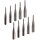Dart Shaft Lock System Tool Applikator chrom 10er Set