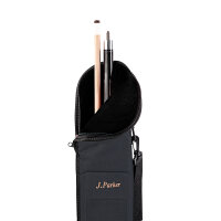 Billard Queuetasche J. Parker 1/2 Nylon Schwarz