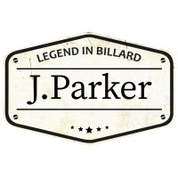 Billard Queuetasche J. Parker 1/2 Nylon Schwarz