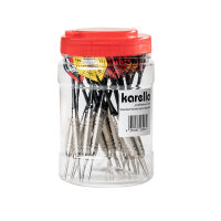 Steeldarts Dartpfeile 19g Karella in Dose 24 Stk.