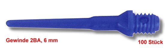 100 Stück Keypoint-Special, Gewinde: 2 BA, blau