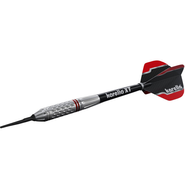 Softdart Dartpfeile Karella Commander, silber, 90% Tungsten, 21g