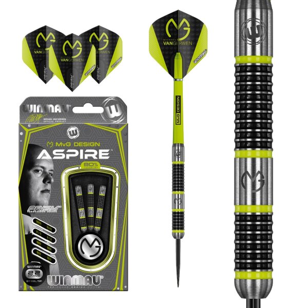 Winmau Dartpfeile MvG Aspire Steeldart 22g