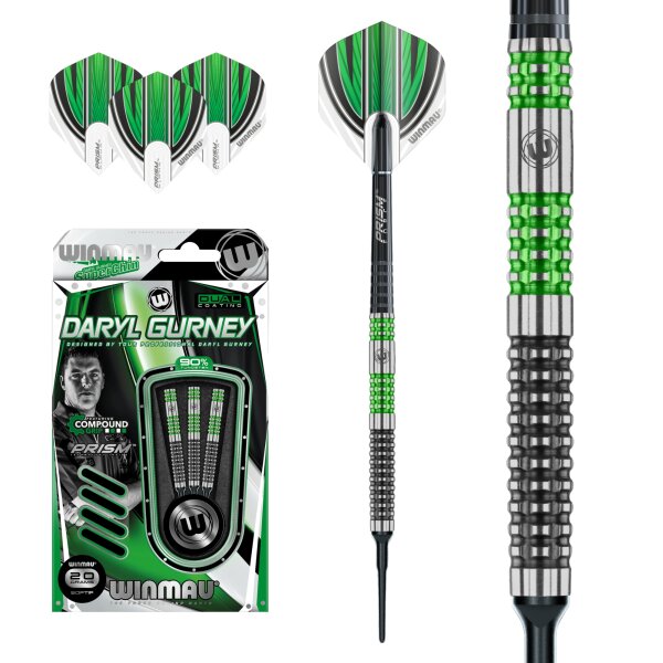 Winmau Dartpfeile Daryl Gurney Softdart  Spezial Edition 20 g