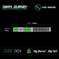Winmau Dartpfeile Daryl Gurney Softdart  Spezial Edition 20 g