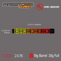 Softdart Dartpfeile Winmau Firestorm Flame 20 g