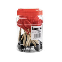 24 Dartpfeile Softdarts, ca. 17 g, 2BA Gewinde, neu in...