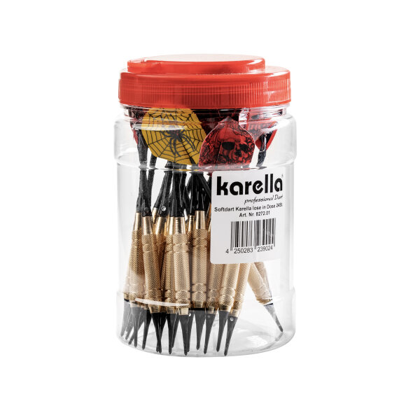 24 Softdarts Soft Darts lose in Dose 18g, 2BA Gewinde (6mm)
