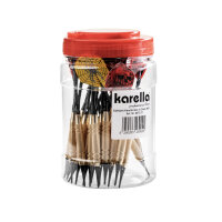 24 Softdarts Soft Darts lose in Dose 18g, 2BA Gewinde (6mm)