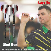 Steeldart Dartpfeile Karella ShotGun silver, 80% Tungsten