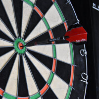 Dartpfeile Steeldart Karella Fighter, schwarz, 90% Tungsten