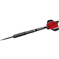 Dartpfeile Steeldart Karella Fighter, schwarz, 90% Tungsten