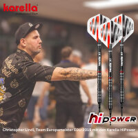 Steeldart Dartpfeile Karella HiPower schwarz, 90% Tungsten