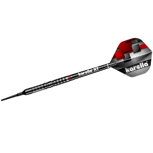 Softdart Dartpfeile Karella SuperDrive schwarz, 90% Tungsten