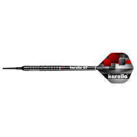 Softdart Dartpfeile Karella SuperDrive schwarz, 90% Tungsten
