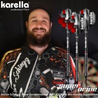 Softdart Dartpfeile Karella SuperDrive schwarz, 90% Tungsten
