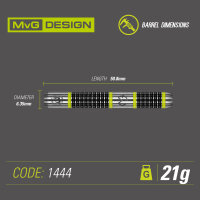 Winmau Dartpfeile MvG Aspire Steeldart