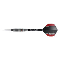 Steeldart Dartpfeile Karella Commander, silber, 90% Tungsten