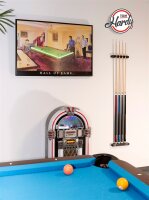 Tom Hardy Poolbillard Queue mit 12,5 mm Mehrschicht Klebeleder