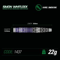 Winmau Dartpfeile S.Whitlock Steeldart Spezial-Edition