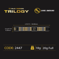 Softdart Dartpfeile Winmau MvG Trilogy