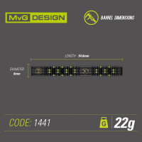 Winmau Dartpfeile MvG Adrenalin Steeldart