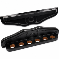 John West Queue Wandhalter Deluxe Schwarz für 6 Queues - Luxuriöse Wandhalterung