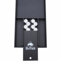 Buffalo Shuffleboard Nero - Stilvolles Sjoelbrett in Schwarz und Weiß