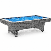 John West Pool Billardtisch Discovery mit Schieferplatte