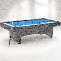 John West Pool Billardtisch Discovery mit Schieferplatte