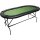 Faltbarer Pokertisch 180x90x75 cm für bis zu 8 Personen