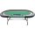 Soroplay Pokertisch High Roller Schwarz - 210x105 cm