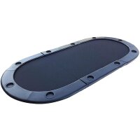 Soroplay Pokertop Tischauflage Schwarz – 213x106 cm