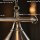 Billardlampe 4 Schirme Chrom für 8ft & 9ft Tische