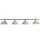 Billardlampe 4 Schirme – Chrom