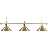 Billardlampe 3 Schirme - Kupfer