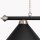 Billardlampe Leuchte mit 3 Schirmen - Mattschwarz