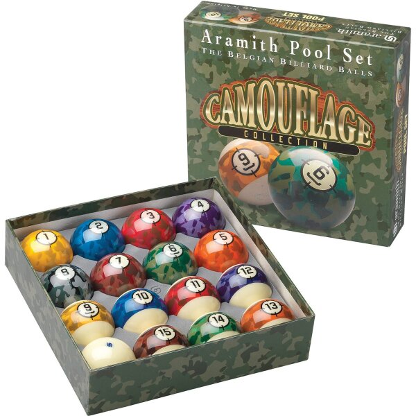 Pool Billardkugeln Aramith Camouflage 57,2 mm