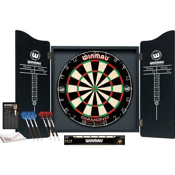 Winmau Pro-Dartset Dartkabinett Diamond
