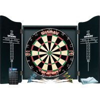 Winmau Pro-Dartset – Kabinett, Dartboard und Pfeile