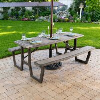 Rough-Cut Faltbarer Picknicktisch