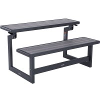 2-in1 Sitzbank und Tisch – Harbor Grey